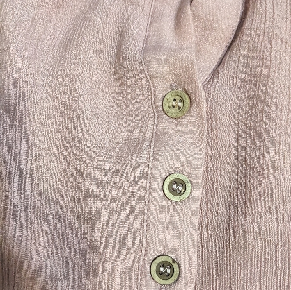 Apricot collared 2 layer dusty pink top size 14. - Picture 5 of 10